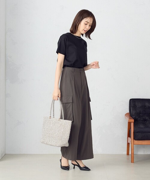 t.japan シャツ　ボックスクロップドシャツ COMME CA ISM｜ボックスシルエット クロップド丈 Tシャツ