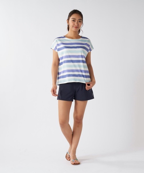 FILA(フィラ)★LADY'S_ホットサマー水着 FILA 水着 「FILA/フィラ」レディースボーダーTシャツ付き水着4