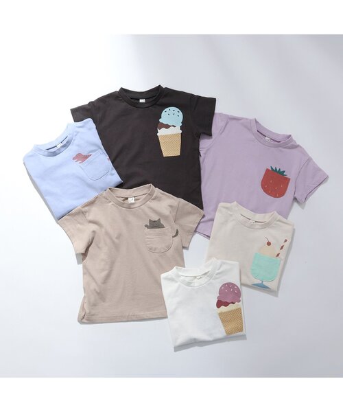 アルマーニジュニア　ポケット付きレイヤードTシャツ　8A130 8N1TL7_1JHWZ_0920_E_SS2025.jpg