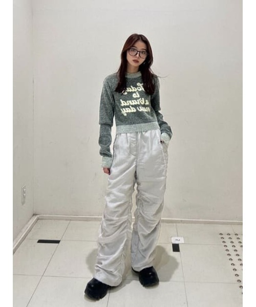あいみょん着用！APC ロゴセーター あいみょん AIM 限定 ニットセーター Mサイズ 新品未開封 - メルカリ
