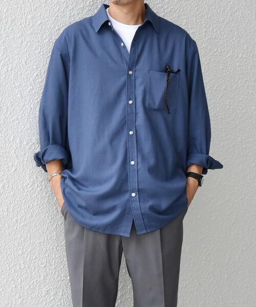 SHIPS any シャツ 「WEB限定」SHIPS any:「洗濯機可能」リネン