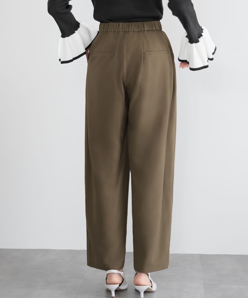 ELFRANK スラックス パンツ カシュクールパンツ レディース : ZOZOTOWN