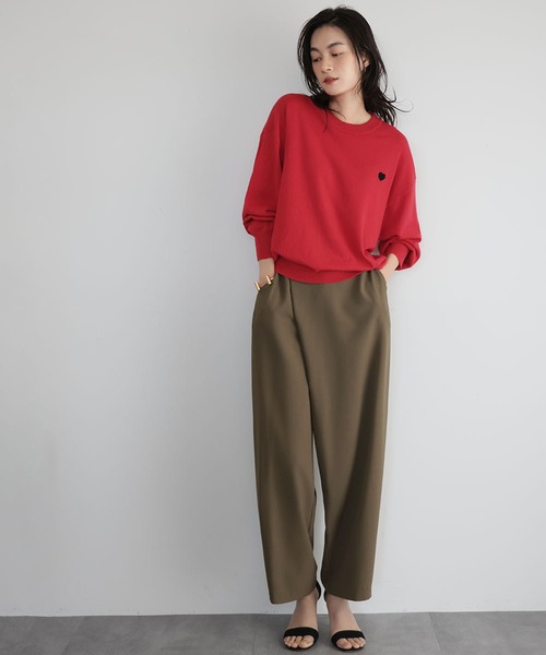 ELFRANK スラックス パンツ カシュクールパンツ レディース : ZOZOTOWN