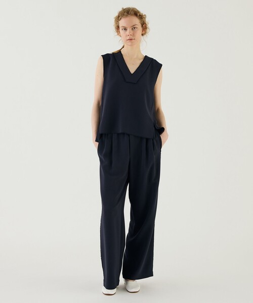 GALERIE VIE（ギャルリー ヴィー） パンツ ダブルクロス セミワイド