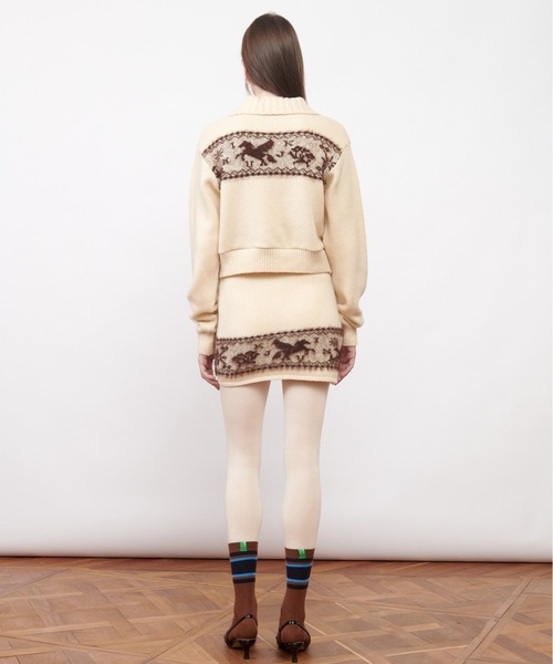 カーディガン Kijun/キジュン Nordic Knit Cardigan カーディガン レディース Kijun/キジュン Nordic Knit Cardigan カーディガン