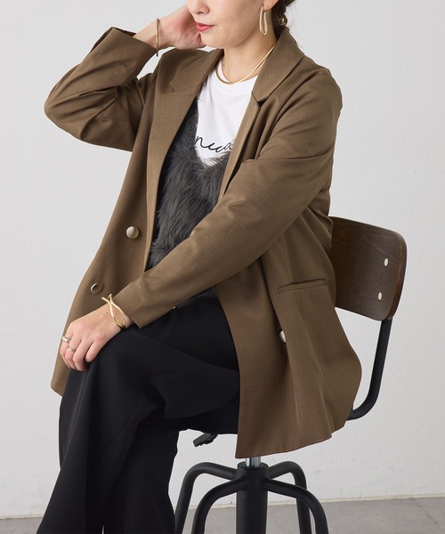 couchu.me ジャケット テーラードジャケット 「@_misato___企画」W