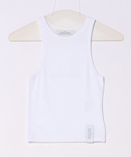rokh（ロク） タンクトップ ノースリーブ rokh RIBBED CROPPED TANK