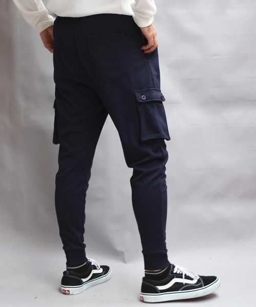 8 スウェットパンツ ジャージ ポンチサルエルカーゴパンツ メンズ
