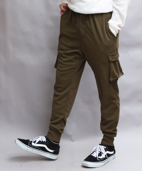 8 スウェットパンツ ジャージ ポンチサルエルカーゴパンツ メンズ