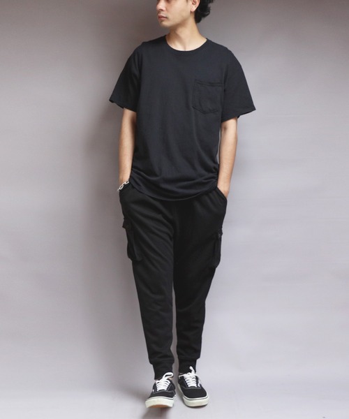 8 スウェットパンツ ジャージ ポンチサルエルカーゴパンツ メンズ
