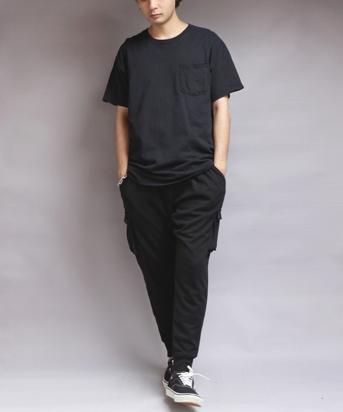 8 スウェットパンツ ジャージ ポンチサルエルカーゴパンツ メンズ