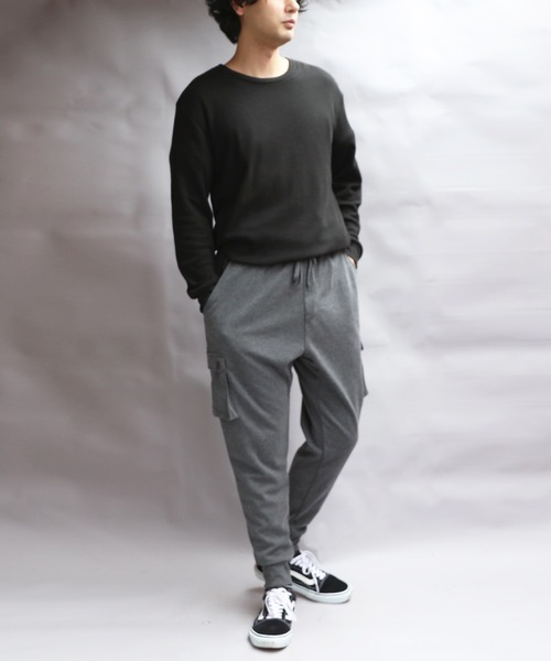 8 スウェットパンツ ジャージ ポンチサルエルカーゴパンツ メンズ