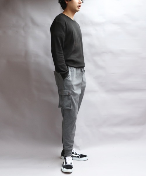 8 スウェットパンツ ジャージ ポンチサルエルカーゴパンツ メンズ