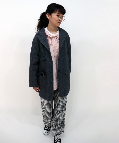 haupia ブラウス シャツ フリル好きのリネンブラウス「ブラウス