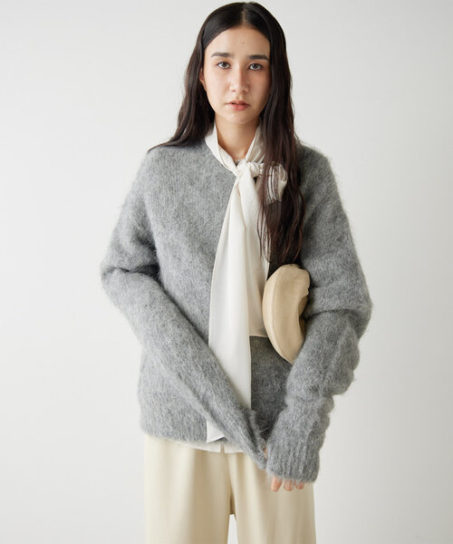 ガリャルダガランテ ゆったり柔らかアルパカブレンドハイゲージチュニックニット GALLARDAGALANTE（ガリャルダガランテ） ニット セーター アルパカ