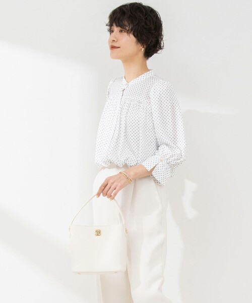 「NOLLEY'S Sophi」 7分袖ブラウス 38 オフホワイト レディース NOLLEY'S 「NOLLEY'S」 7分袖ブラウス 38 オフホワイト
