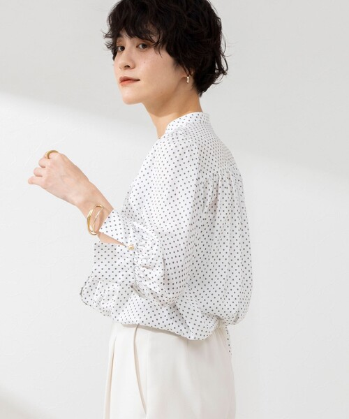 「NOLLEY'S Sophi」 7分袖ブラウス 38 オフホワイト レディース NOLLEY'S 「NOLLEY'S」 7分袖ブラウス 38 オフホワイト