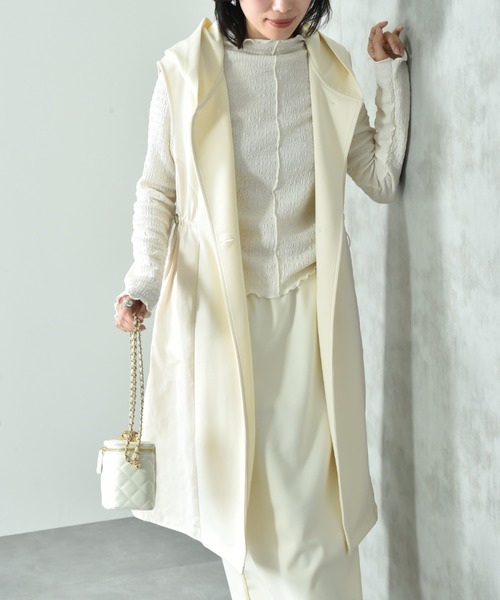 INTERPLANET（インタープラネット） コート アウター 異素材切替