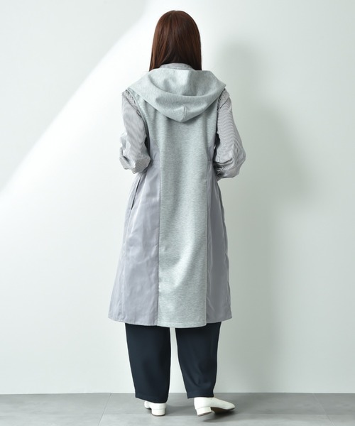 INTERPLANET（インタープラネット） コート アウター 異素材切替