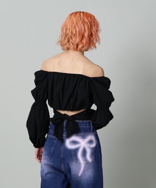 tシャツ SIS/エスアイエス/パフスリーブトップス レディース メンズ SISseoul tシャツ SIS/エスアイエス/パフスリーブトップス