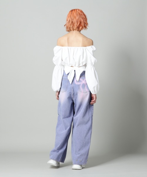 SISseoul tシャツ SIS/エスアイエス/パフスリーブトップス