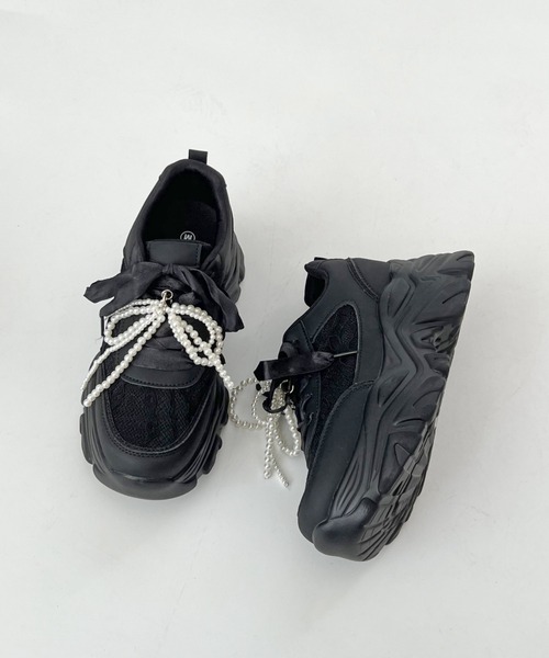 Shoes in Closet（シュークロ） スニーカー +6.5cm 軽量 厚底 2WAY