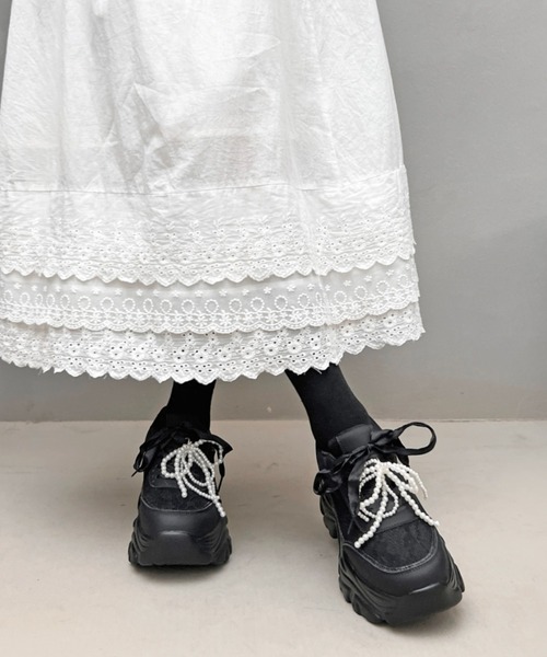 Shoes in Closet（シュークロ） スニーカー +6.5cm 軽量 厚底 2WAY 