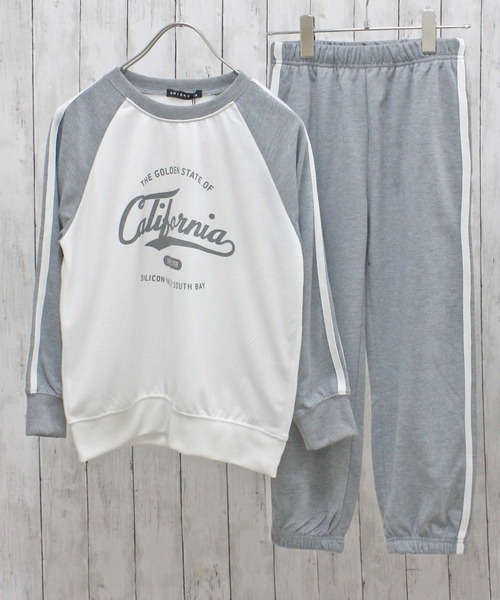 ZIーON（ジーオン） パジャマ 2本ラインセットアップ キッズ 子供