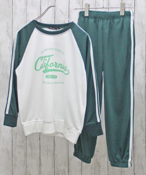 ZIーON（ジーオン） パジャマ 2本ラインセットアップ キッズ 子供