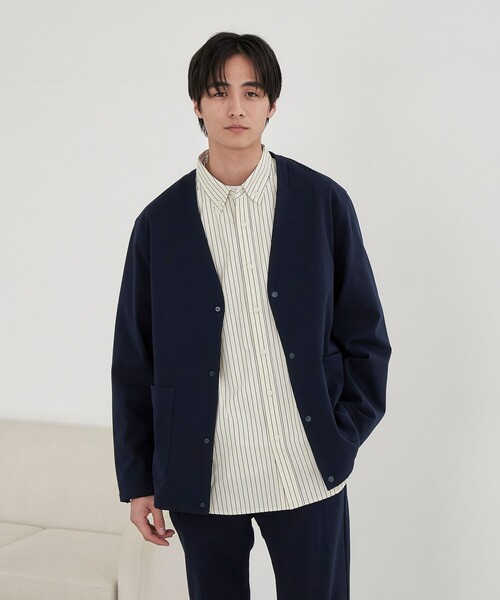 coen シャツ 「ストライプ/チェック柄」アソートパターンブロード