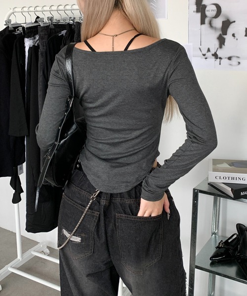 lilful ヘンリーネック tシャツ レディース : ZOZOTOWN Yahoo!店