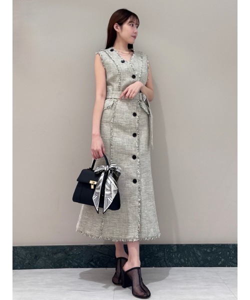 【Christian Dior】ツイードジレワンピース ツイードジレワンピース｜WOMEN｜250HSF33-162C｜AZUL BY MOUSSY