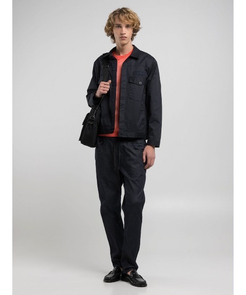 ジーンズ リラックステーパードLANNY Touch denim メンズの画像