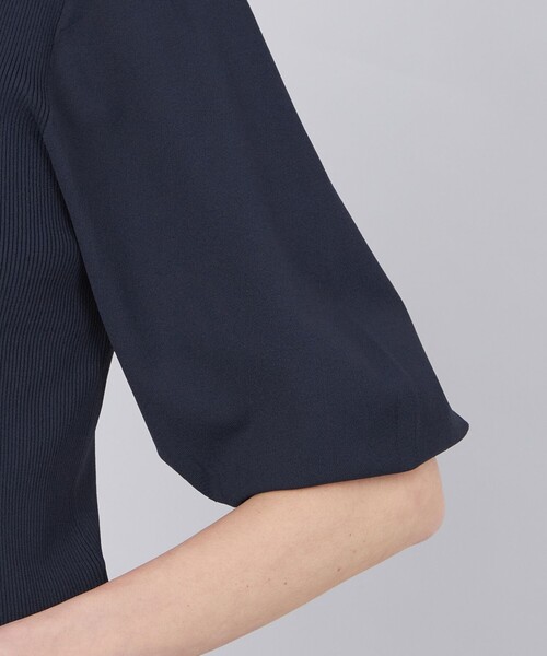 EPOCA（エポカ） tシャツ 「La maglia」 ギャザースリーブニットプル