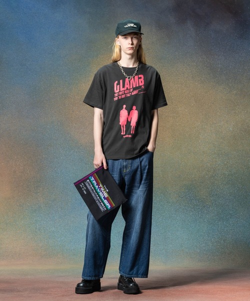 glamb（グラム） ワイドパンツ ジーンズ Back Layered Denim / バック