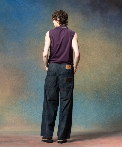 glamb（グラム） ワイドパンツ ジーンズ Back Layered Denim / バック