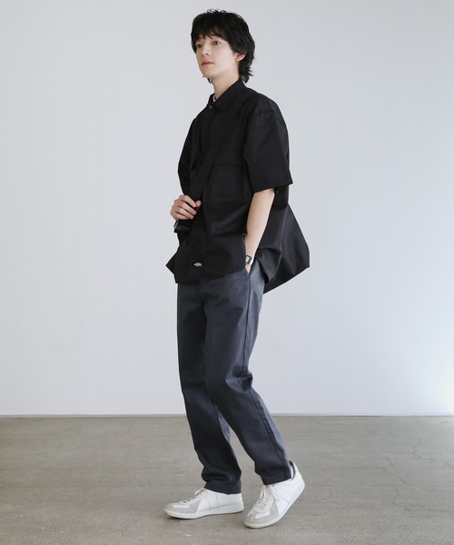 Dickies シャツ ライトTCツイル半袖ワークシャツ メンズ