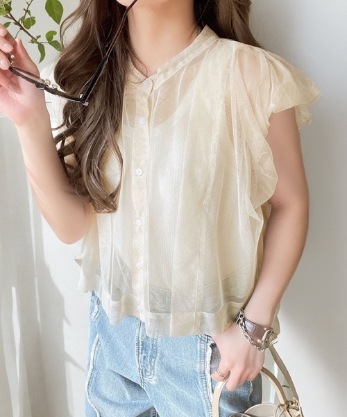 classicalelf（クラシカルエルフ） ブラウス シャツ “天使の羽チュール