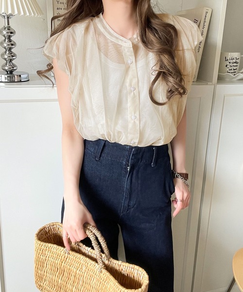 classicalelf（クラシカルエルフ） ブラウス シャツ “天使の羽チュール