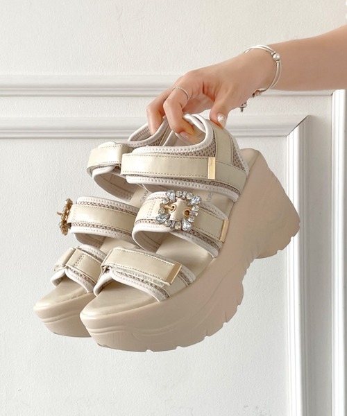 Shoes in Closet（シュークロ） 厚底 サンダル 「残りわずか！」+9.0cm
