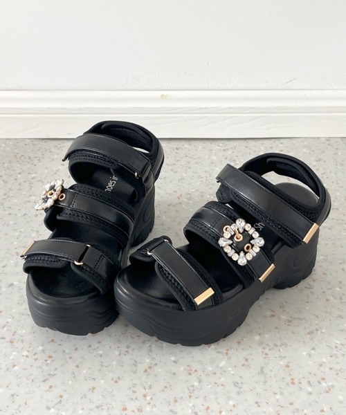 Shoes in Closet（シュークロ） 厚底 サンダル 「残りわずか！」+9.0cm