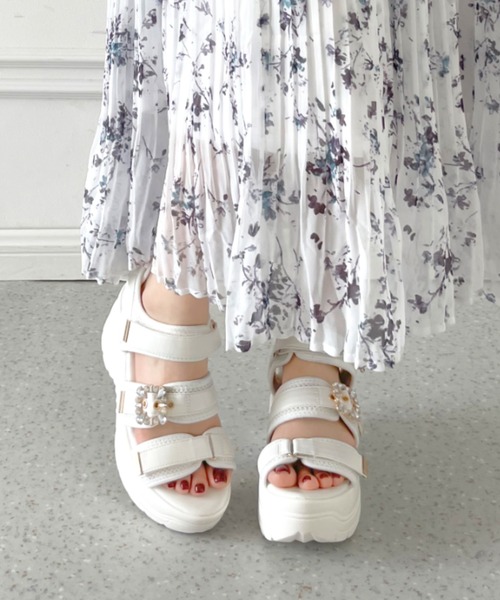 Shoes in Closet（シュークロ） 厚底 サンダル 「残りわずか！」+9.0cm
