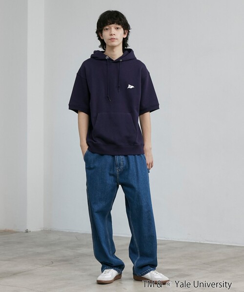 YALE☆新品 フーテッドパーカー&amp; スウェットパンツ 36 ネイビー YALE スウェットパーカー | ジョンブル公式通販/JOHNBULL ONLINE STORE