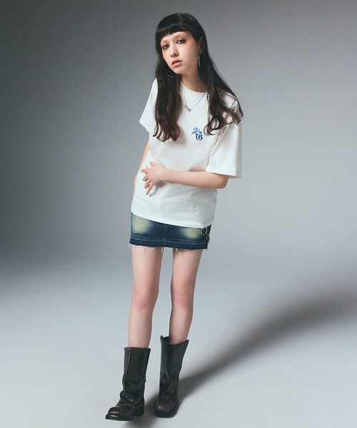 X-girl tシャツ XG MONOGRAM LOGO S/S TEE レディース メンズ