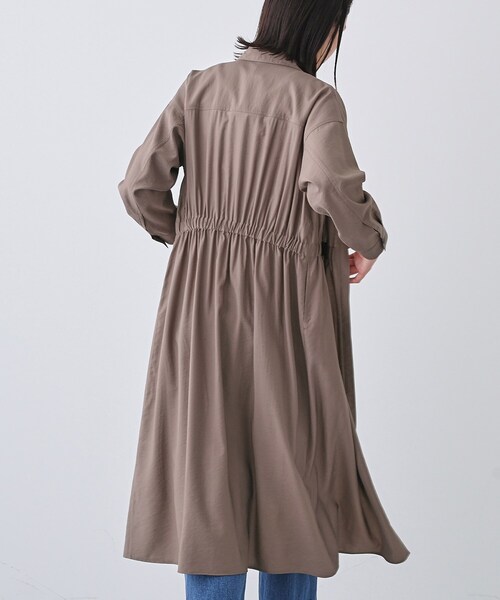 INDIVI（インディヴィ） ワンピース 「洗える／2WAY」ワッシャー素材