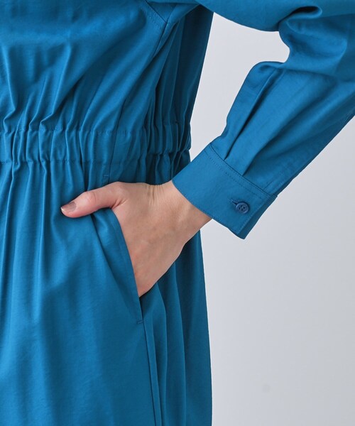 INDIVI（インディヴィ） ワンピース 「洗える／2WAY」ワッシャー素材