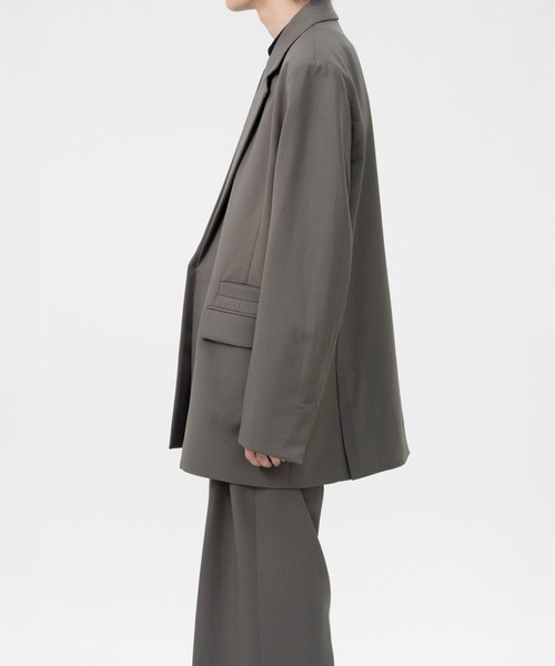 ジャケット・アウター LAPIIS DOUBLE WOOL JACKET LAPIIS ジャケット テーラードジャケット DOUBLE BREASTED FLY FRONT