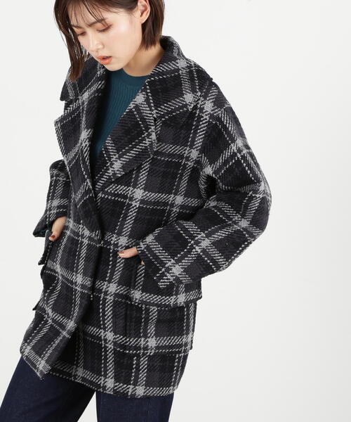 「JILL by JILL STUART」 ピーコート SMALL ピンク レディース_画像6