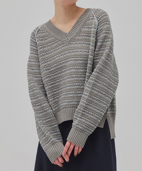 PUBLIC TOKYO ニットトップス PUBLIC TOKYO（パブリックトウキョウ） ニット セーター ミックス