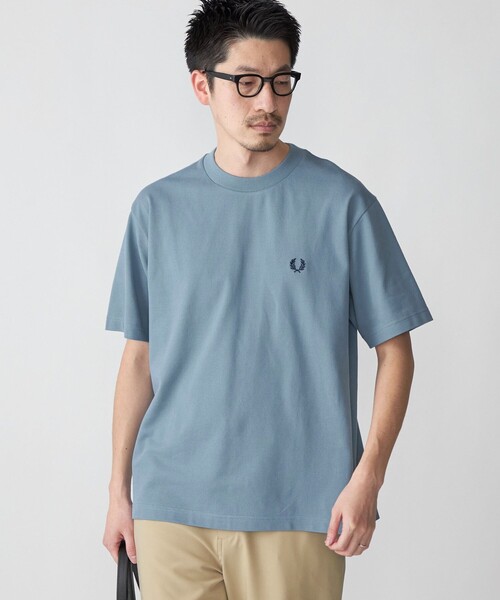 FRED PERRY Tシャツ Lサイズ FRED PERRY 大きいサイズ メンズ フレッドペリー 半袖Tシャツ